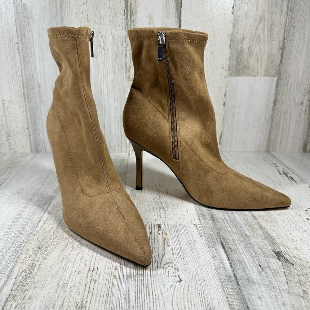 Marc Fisher Bootie Women's 8 Kellen Textile Upper Stiletto Heel Dress Old Money - Picture 6 of 12